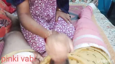 Indian Bengali Pinki Vabi Ko Ajj Davor Ne Accident Hone Ke Bad Choda