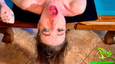 Brooke Johnson Loses At Pool   Gets Pounded Rough