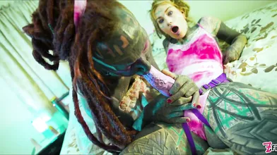 Hardcore Tattoo Couple Femdom