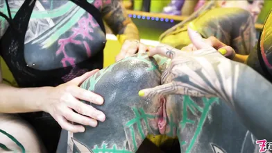 Anuskatzz And Serpienta Get Their Holes Gaped With Big Toys And Illuzs Help