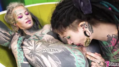 Alternative Teen Threesome With Anal Gapes And Facial Cumshot