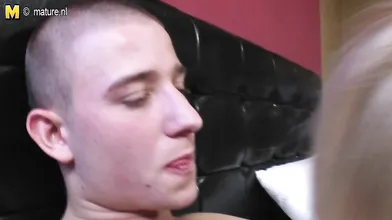 Horny housewife gets fucked by her toyboy