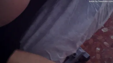 Vicenta la viuda culona follando con dos hombres a la vez ejerciendo de prostituta
