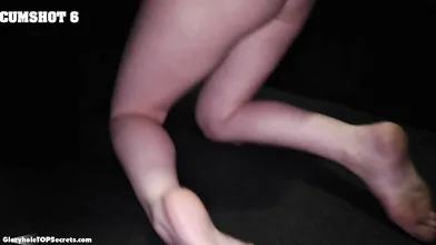 Nova On Her Knees Gulping Down Glorhole Loads - Nova Vixen