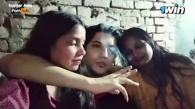 Threesome Sex In Village House