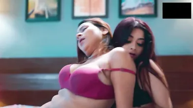 Indian Bored Housewives Fills Theirdesires With Lesbian Love - Web Series Scenes