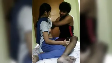 Desi School Girl Sex With Her Horny Bf After School.