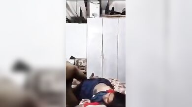 Desi Sexy House Wife Sex With Son In Sleep Position