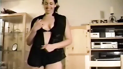 carla lingerie and pussy show