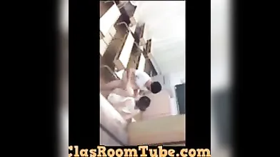 Chinese Student Fucking In School.....Teacher Caught Student Red Handed