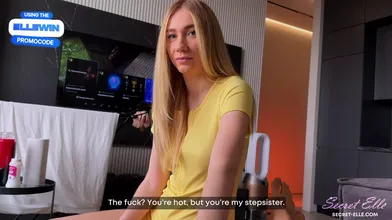 ???? Broke Stepsister’s Dirty Deal: Free Rent for Raw Creampie!