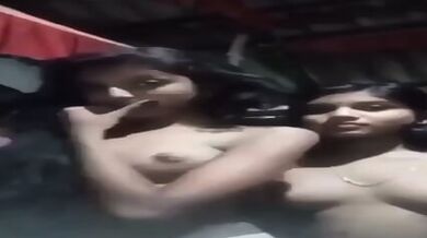 Desi Horny Cousin Step Sisters Having Fun Together