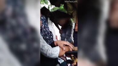 Local Desi Randi Fucking With Young Virgin Boy In Front Of Everyone And Condom Bursted Inside Pussy Hindi Talking!! Don't Miss????????
