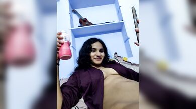 Ladki Ne Dikhaya Boyfriend Ko Nakli Lund