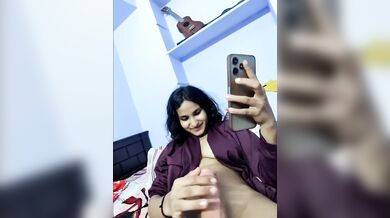 Ladki Ne Dikhaya Boyfriend Ko Nakli Lund