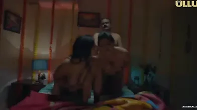 Maa Beti Or Damad Adult Web Series Threesome Sex